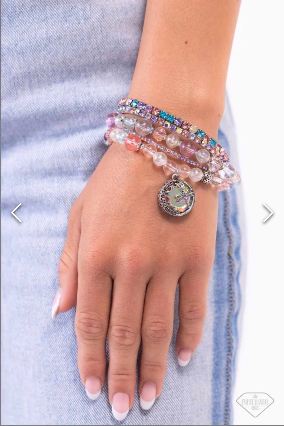 Dream on Dragonfly - Multi Bracelet - Pink Diamond Exclusive Bracelet