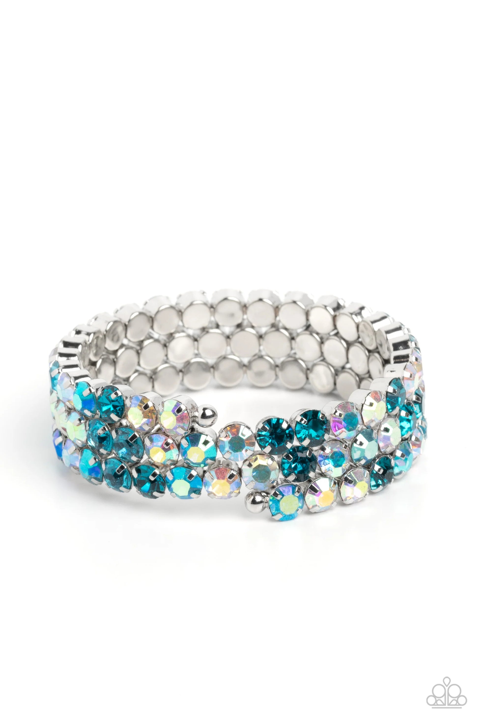 Iridescent Incantation Blue Bracelet 