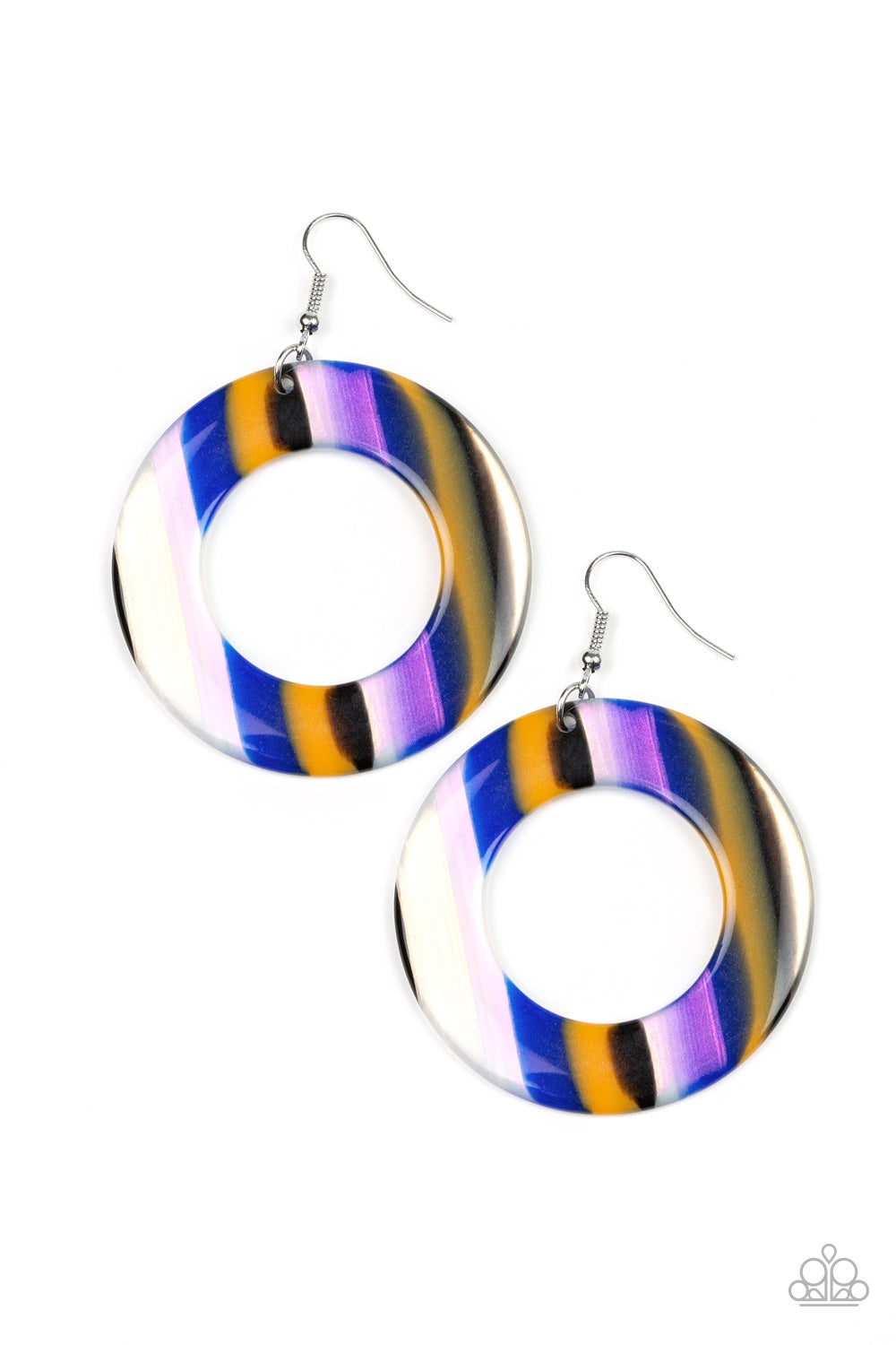 In Retrospect - Blue Earrings