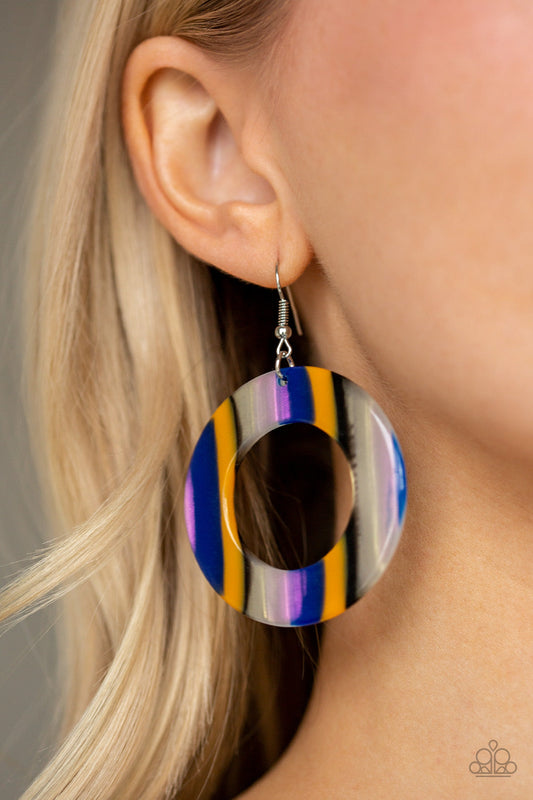 In Retrospect - Blue Earrings