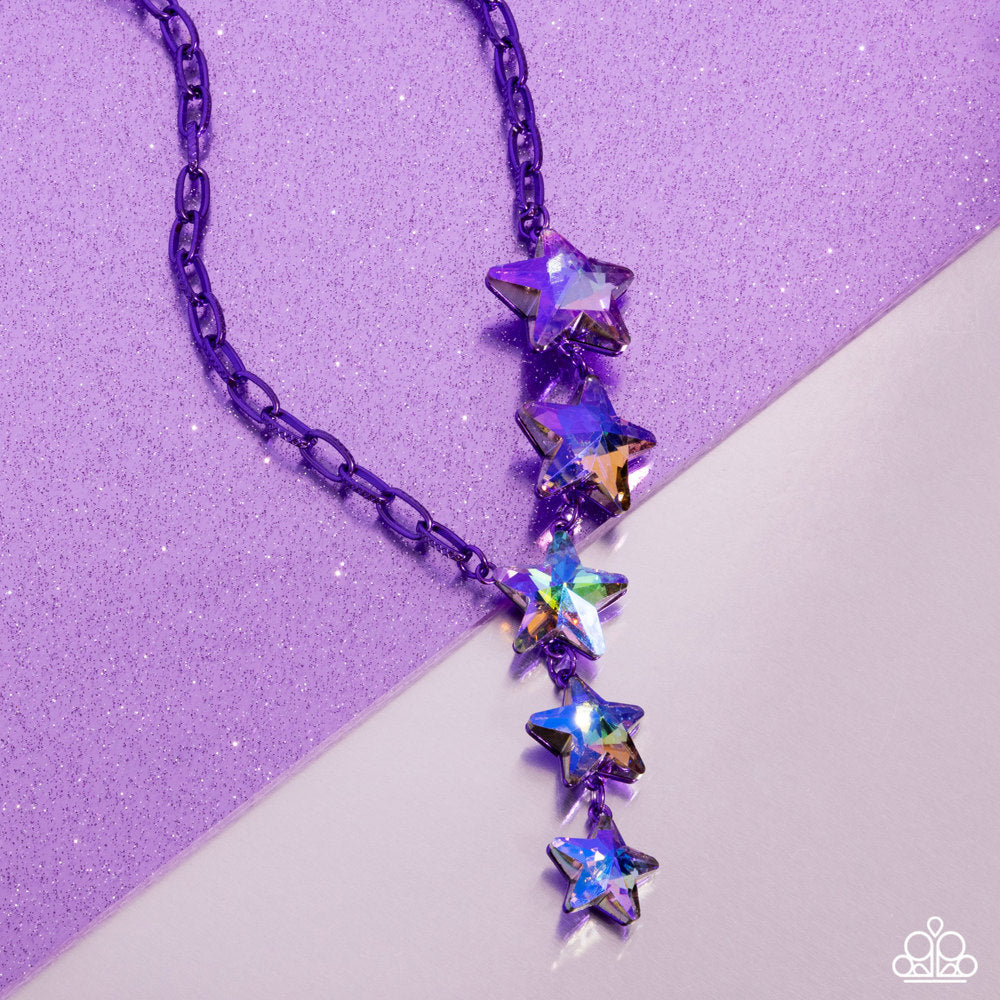 Star-Crossed Sparkle Purple Necklace - Pink Diamond Encore