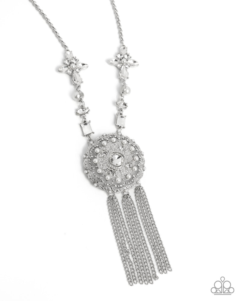 Virtuous Venture - White Necklace
