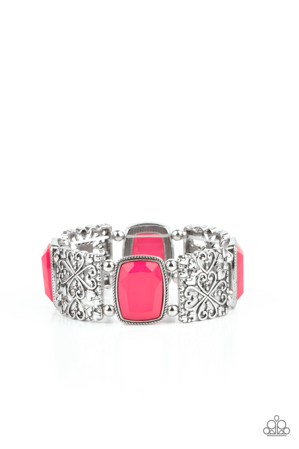Colorful Coronation - Pink Bracelet