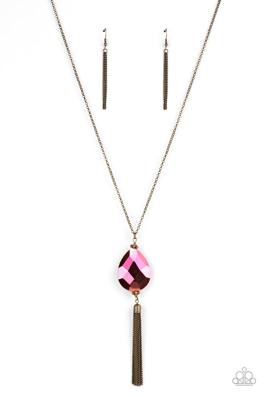Interstellar Solstice - Brass Necklace