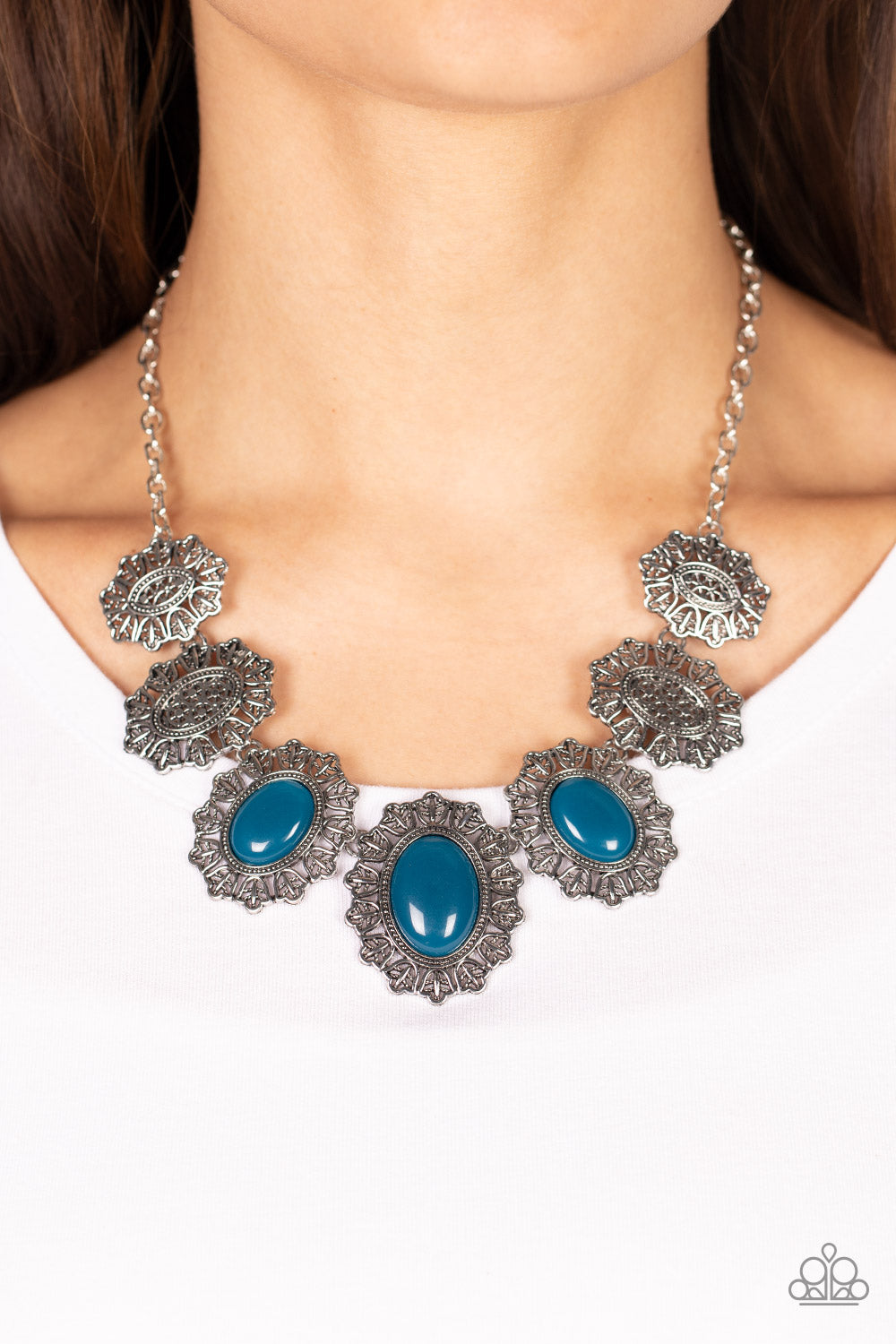 Forever and EVERGLADE - Blue Necklace
