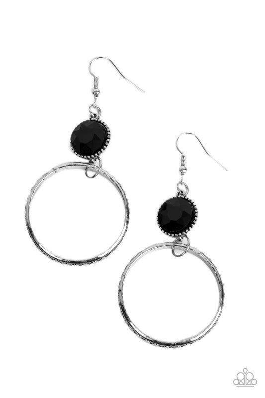 Standalone Sparkle - Black Earrings
