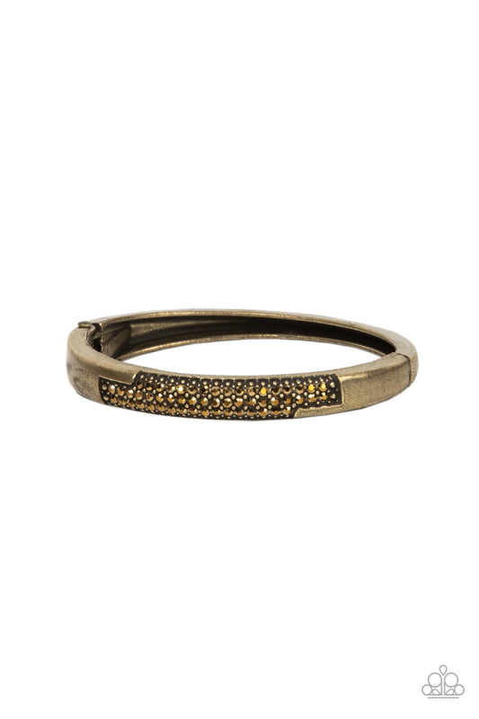 Chart-Topping Twinkle - Brass Bracelet