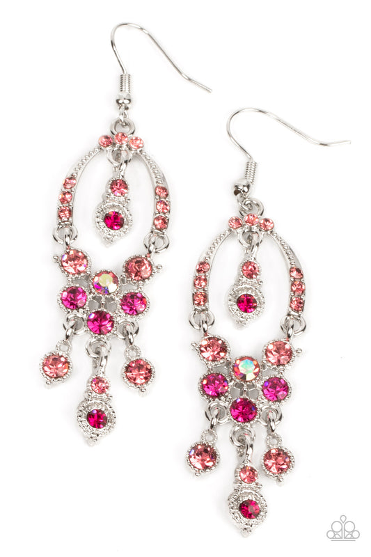 Sophisticated Starlet - Pink Earrings