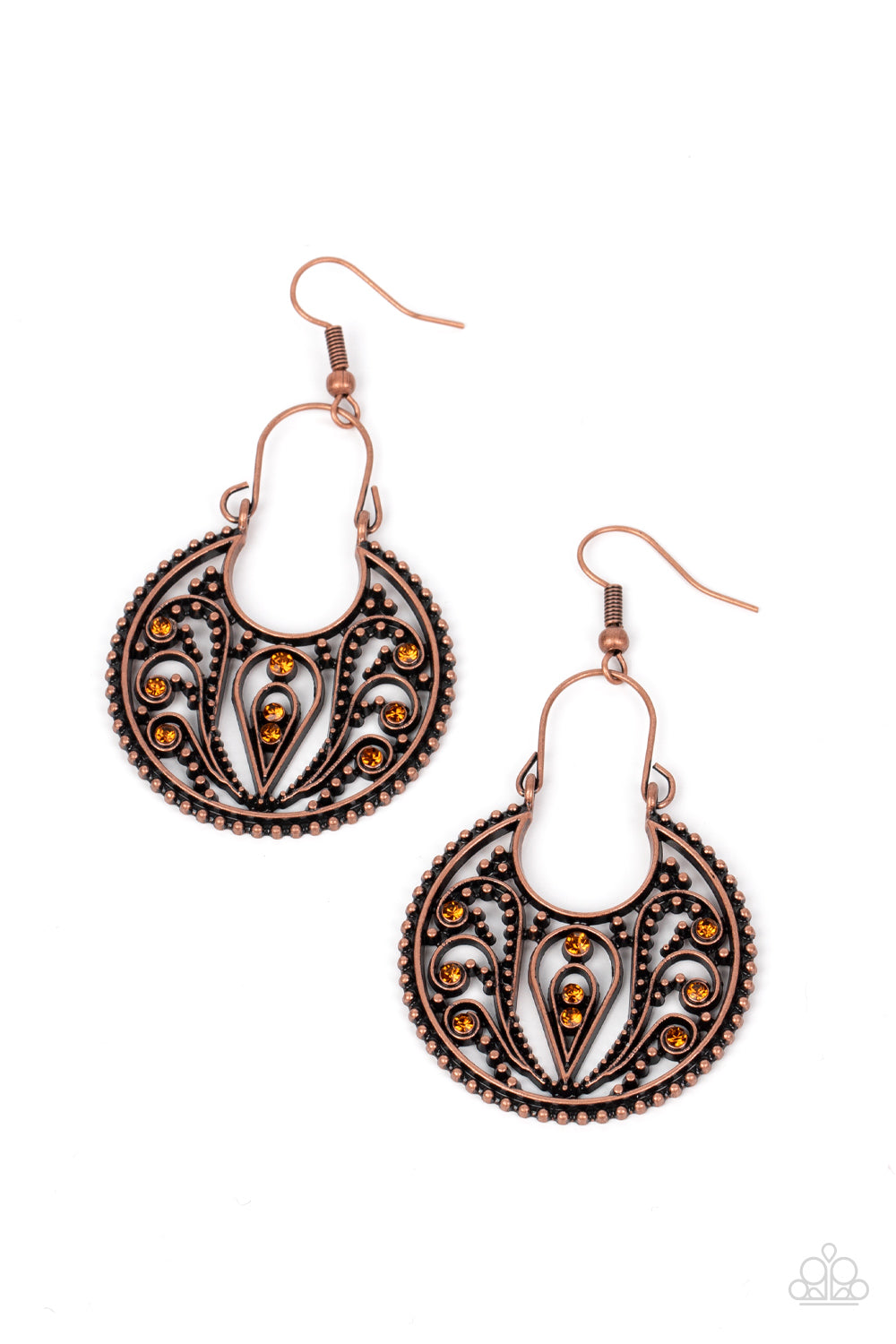 Vineyard Villa - Copper Earrings