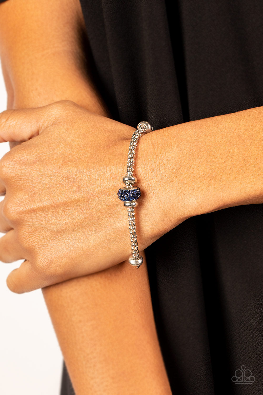 Downtown Decoupage - Blue Bracelet