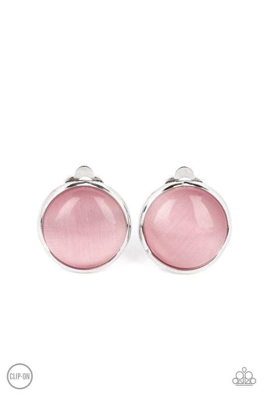 Cool Pools - Pink Earrings
