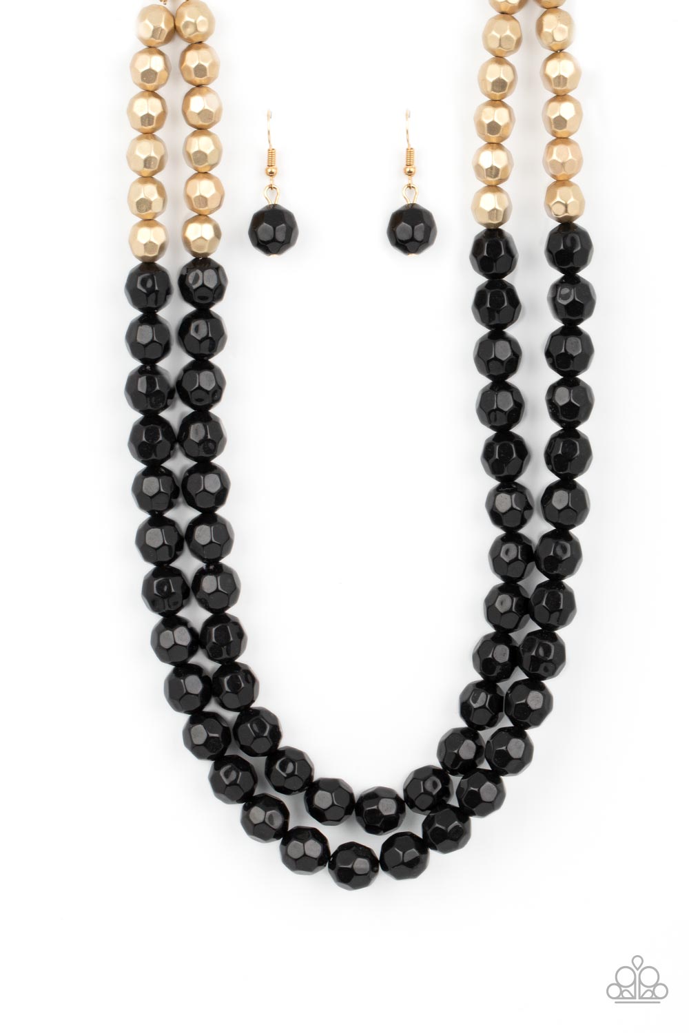 Greco Getaway - Black Necklace