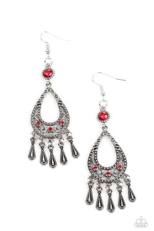 Viva la DIVA - Red Earrings