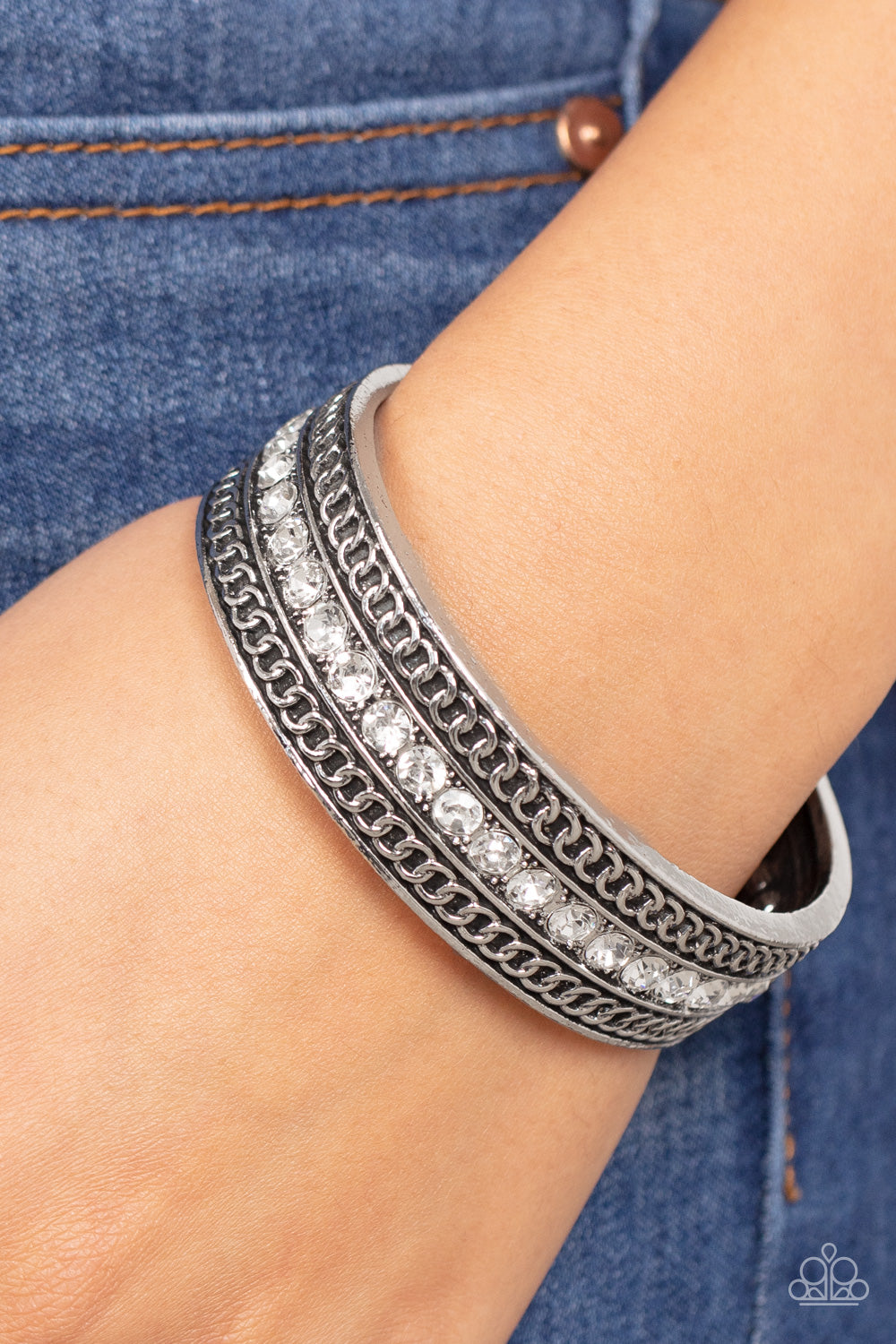 Grit Goals - White Bracelet