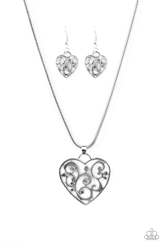 FILIGREE Your Heart With Love - Silver - Necklace