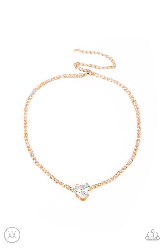 Flirty Fiancé - Gold Necklace