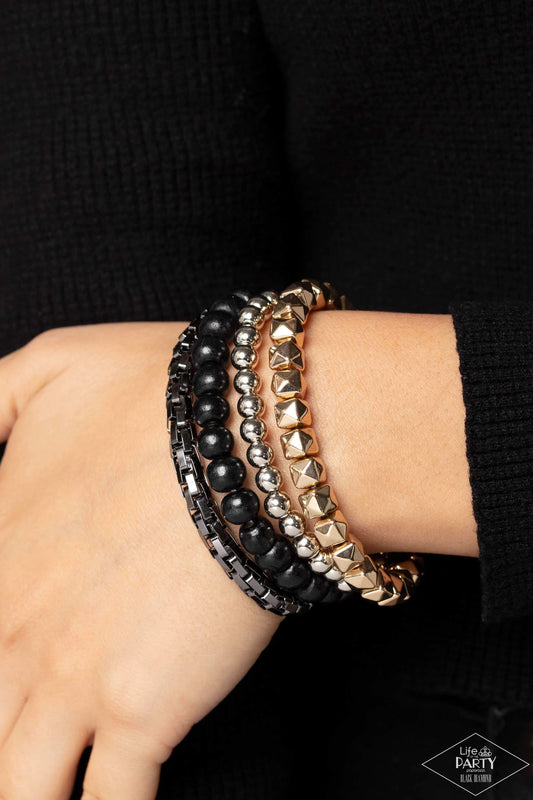 Retro Rocker -Multi Bracelet