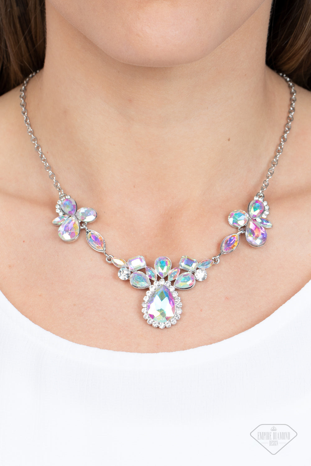 Paparazzi Intergalactic Icon-Multi Iridescent Empire Diamond EXCLUSIVE