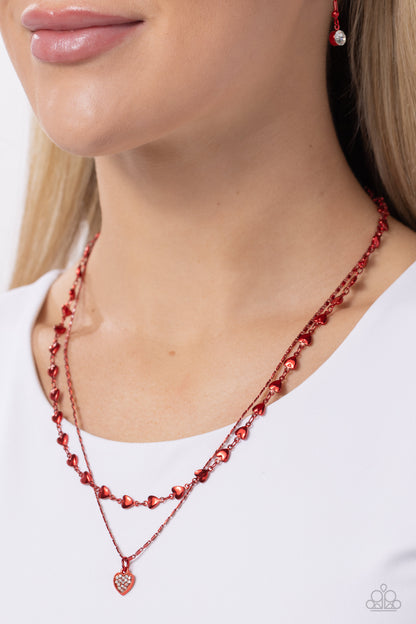 Cupid Combo - Red Necklace