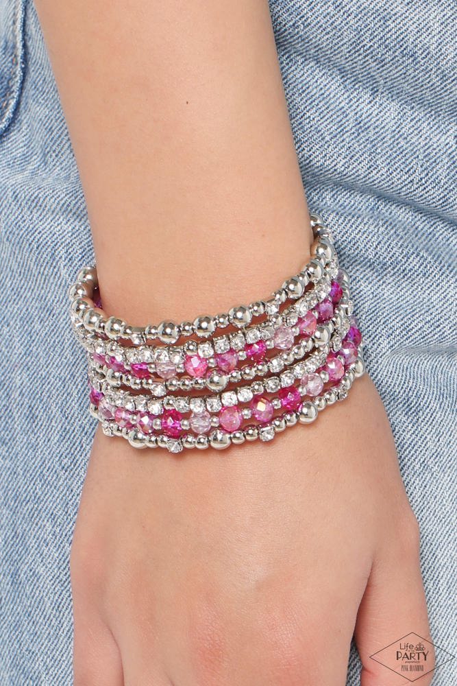 ICE KNOWING YOU - PINK BRACELET PINK DIAMOND