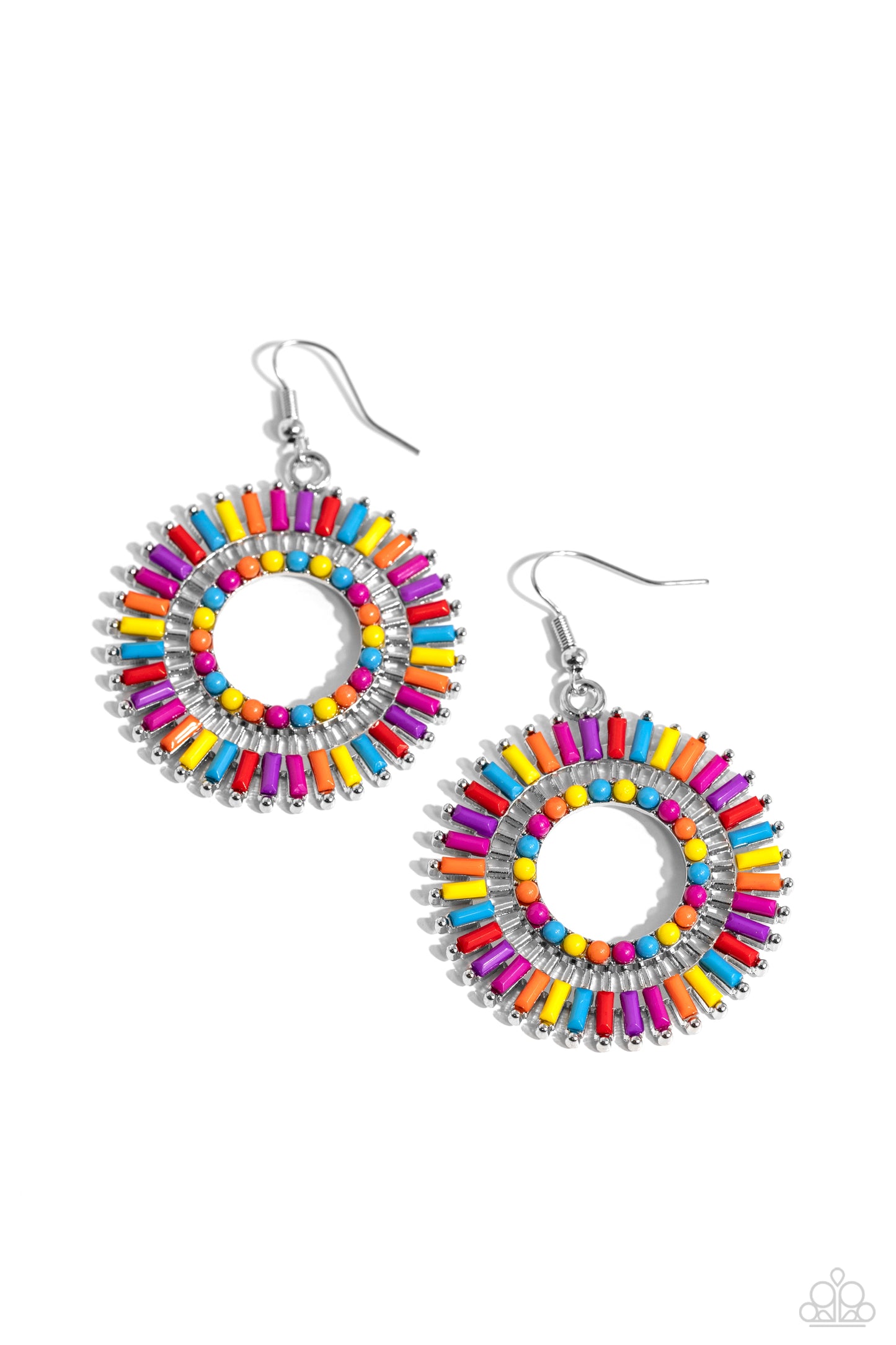 Ferris Wheel Finale - Multi Earrings