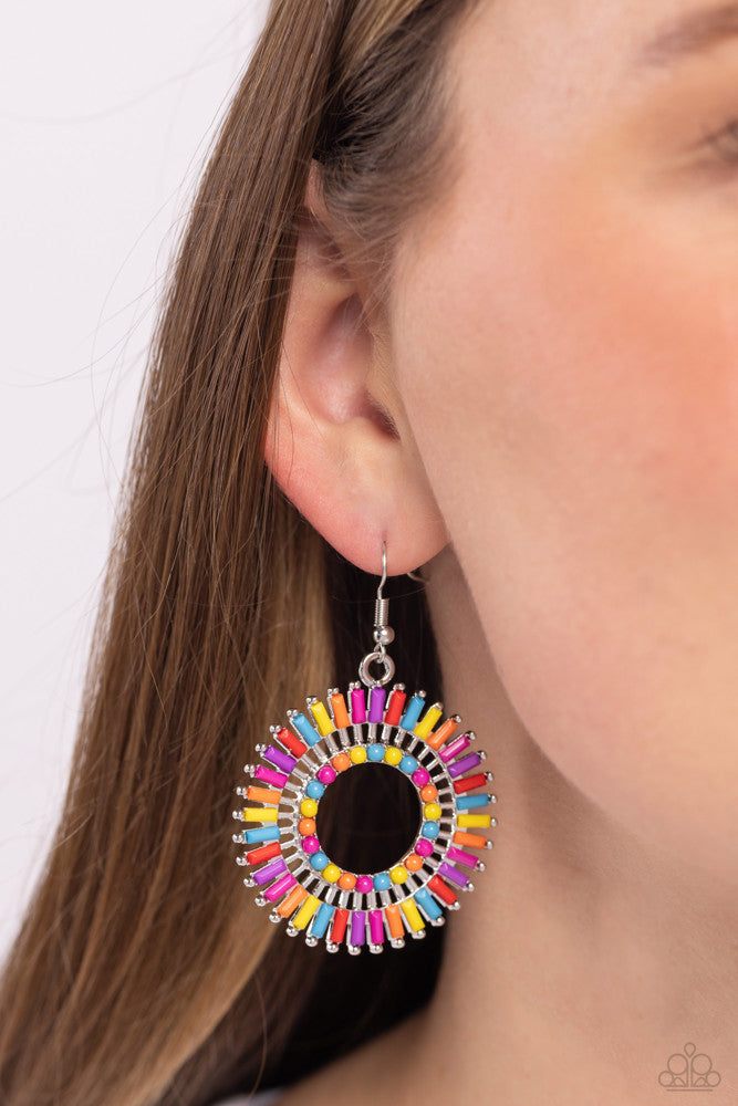 Ferris Wheel Finale - Multi Earrings