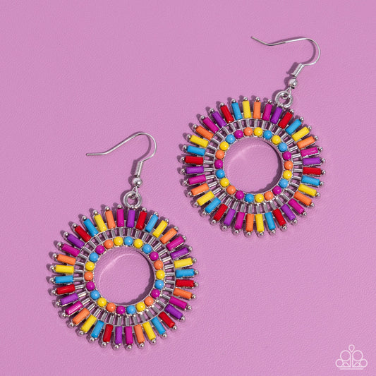 Ferris Wheel Finale - Multi Earrings