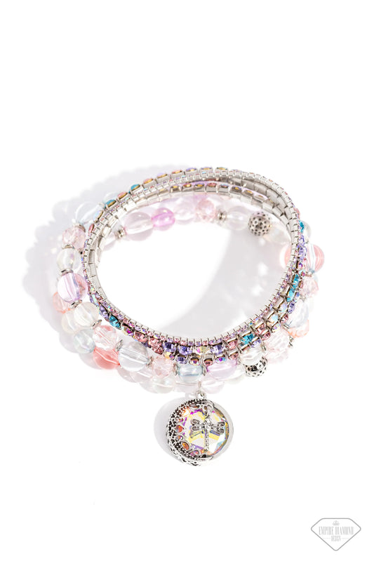 Dream on Dragonfly - Multi Bracelet - Pink Diamond Exclusive Bracelet