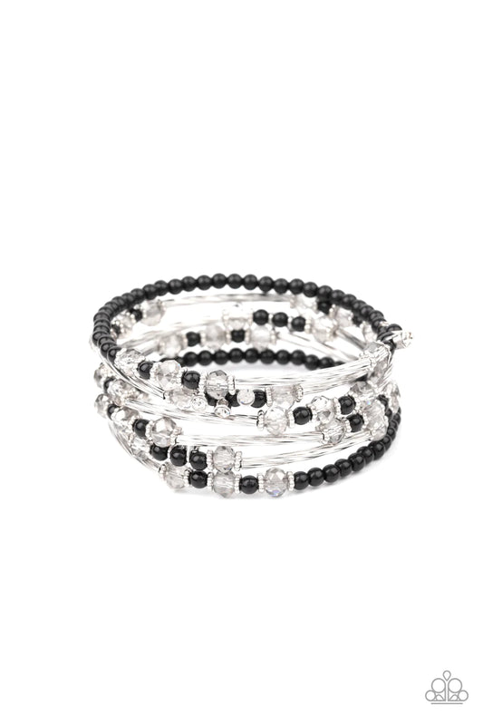 Head-Turning Twinkle - Black Bracelet