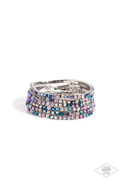 Rock Candy Range - Multi Bracelet Iridescent