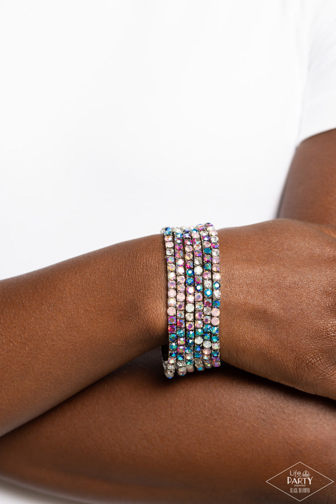 Rock Candy Range - Multi Bracelet Iridescent