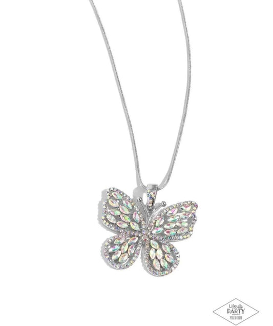 Fame and FLUTTER Multi Necklace - Pink Diamond