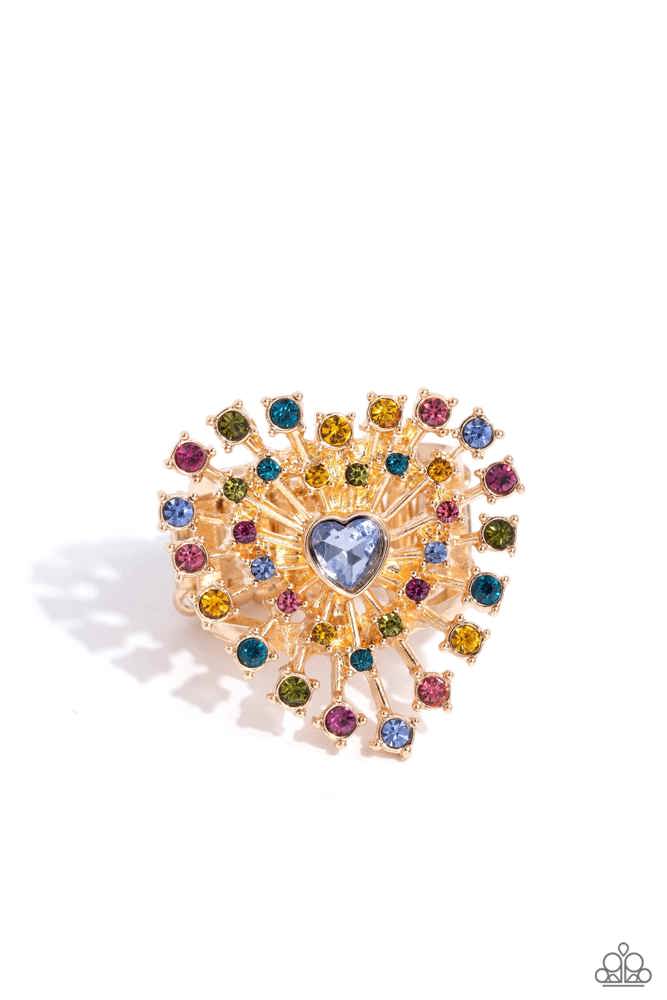 Bewitching Beau - Multi ♥ Ring
