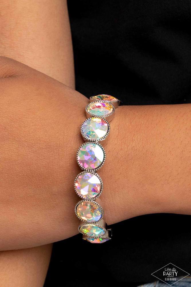 Number One Knockout 3 - Multi Iridescent Bracelet