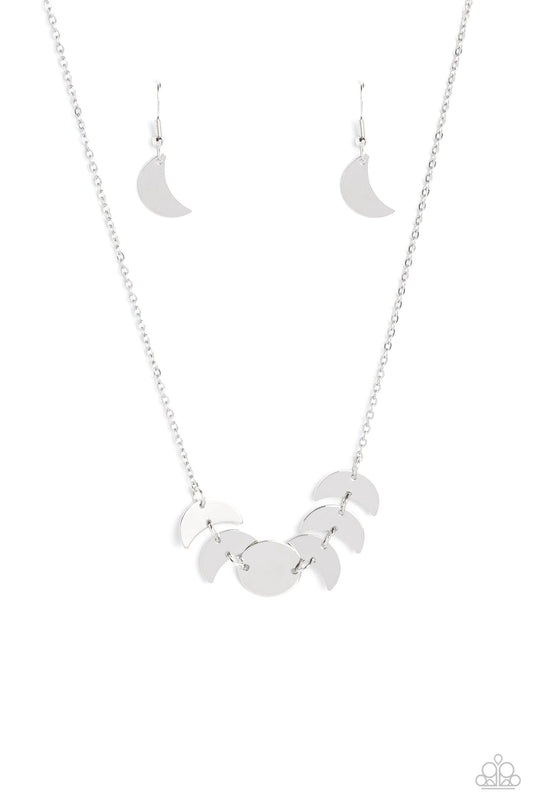 Lunar Has It - Silver Necklace