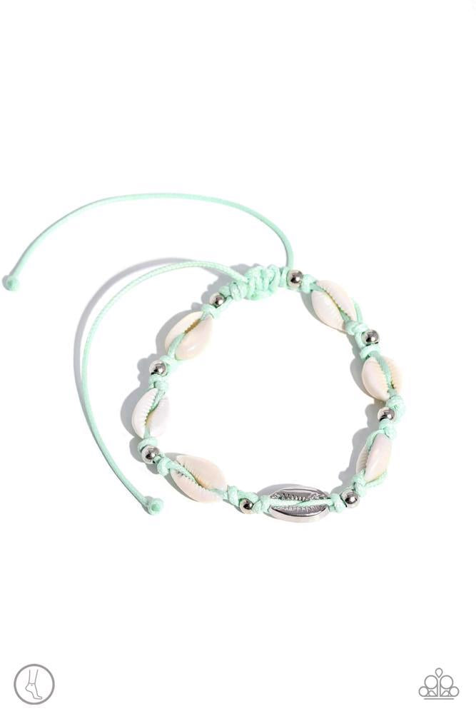 Beachcomber Ballad - Green Anklet