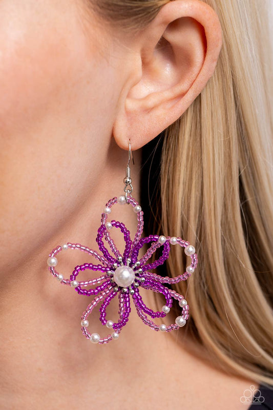 PEARL Crush - Purple Earrings