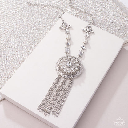 Virtuous Venture - White Necklace