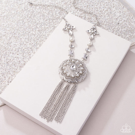 Virtuous Venture - White Necklace