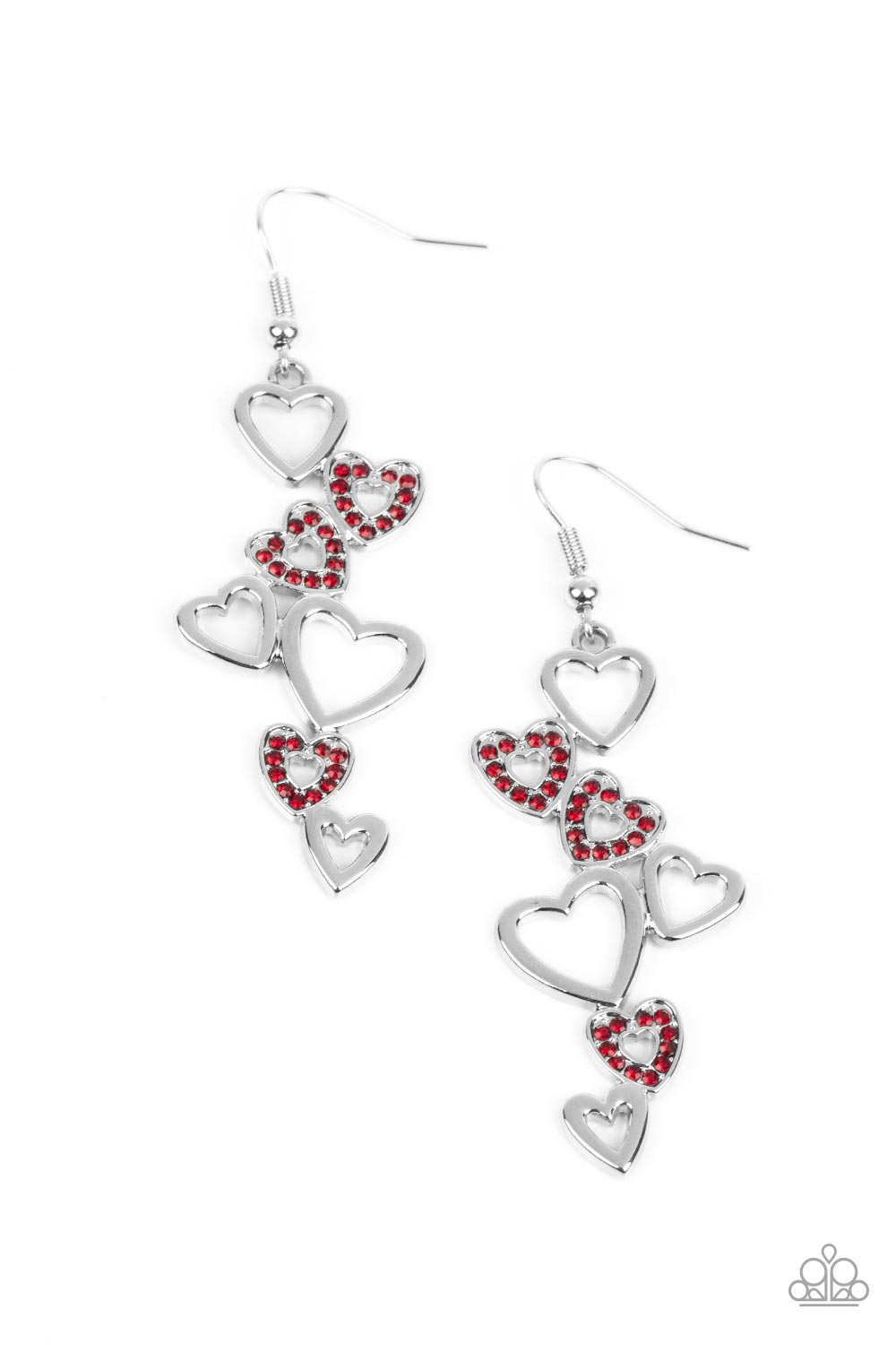 Sweetheart Serenade - Red earrings