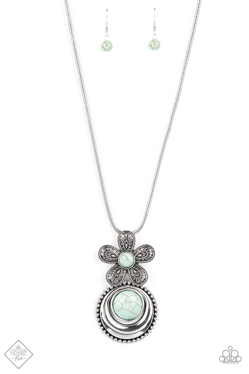 Bohemian Blossom - Blue Necklace