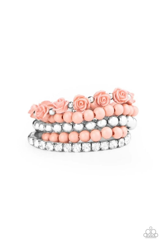 Rose Garden Grandeur - Pink Bracelet