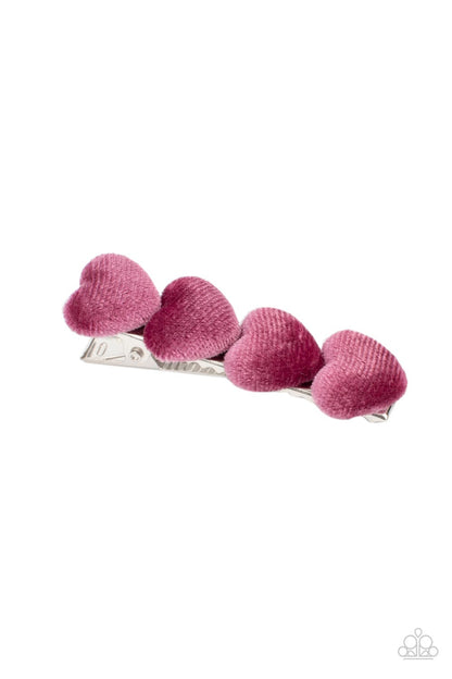 Valentine - Pink Hair Clip
